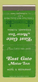 Matchbook Cover - East Gate Motor Inn Kissimmee FL WEAR 30 Strike