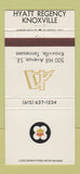 Matchbook Cover - Hyatt Regency Hotel Knoxville TN 30 Strike