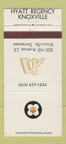 Matchbook Cover - Hyatt Regency Hotel Knoxville TN 30 Strike