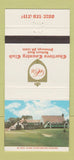 Matchbook Cover - Chartiers Country Club Pittsburgh PA 30 Strike