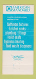 Matchbook Cover - American Standard Plumbing Fixtures New York City 30 Strike