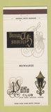 Matchbook Cover - Patio Club Milwaukee WI 30 Strike