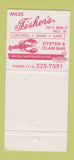 Matchbook Cover - Miles Fisher's Restaurant Philadelphia PA 30 Strike