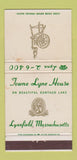 Matchbook Cover - Towne Lyne House Lynnfield MA WEAR 30 Strike