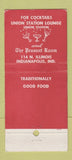 Matchbook Cover - Fendrick's Restaurants Indianapolis IN WEAR 30 Stick