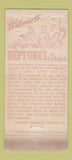 Matchbook Cover - Neptune's Corner New York City WORN  21 Strike Feature