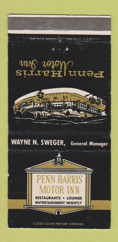 Matchbook Cover - Penn Harris Motor Hotel Harrisburg? PA 30 Strike