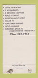 Matchbook Cover - Penn Harris Motor Hotel Harrisburg? PA 30 Strike