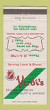 Matchbook Cover - Verdi's Italian Restaurant Philadelphia PA 30 Strike