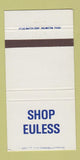 Matchbook Cover - Shop Euless TX 30 Strike