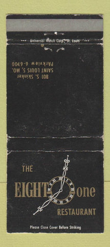 Matchbook Cover - The Eight One Restaurant St Louis MO WORN 30 Strike