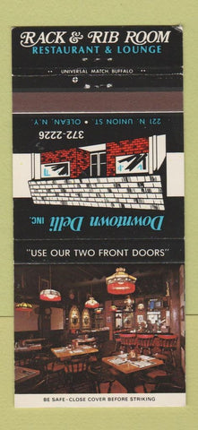 Matchbook Cover - Downtown Deli Restaurant Olean NY 30 Strike