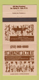 Matchbook Cover - Skrambles Restaurant Soho New York City 30 Strike