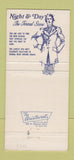 Matchbook Cover - Night and Day Men's Formal Clothes Omaha NE 30 Strike