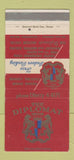 Matchbook Cover - The Diplomat Hotel Denver Colorado 30 Strike