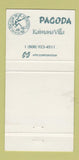 Matchbook Cover - King Kamehameha's Kona Beach Hotel Hawaii 30 Strike