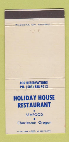Matchbook Cover - Holiday House Restaurant Charleston OR 30 Strike