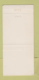 Matchbook Cover King East Machinery Hyster Essick Denver Colorado WEAR 30 Strike