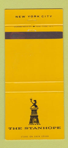 Matchbook Cover - The Stanhope New York City 30 Strike