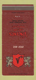 Matchbook Cover - Vincent's Steak House Dallas TX 30 Strike