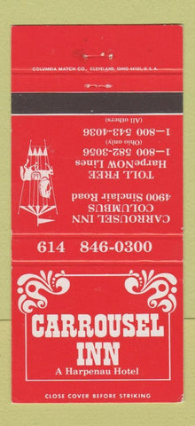 Matchbook Cover - Carrousel Inn Columbus OH 30 Strike