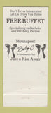 Matchbook Cover - Baby G Strip Club Dallas TX 30 Strike