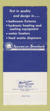 Matchbook Cover - American Standard Heating and Cooling 30 Strike