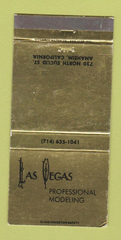 Matchbook Cover - Las Vegas Professional Modeling Anaheim CA WEAR 30 Strike