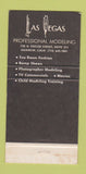 Matchbook Cover - Las Vegas Professional Modeling Anaheim CA WEAR 30 Strike