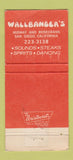 Matchbook Cover - Wallbanger's San Diego CA WEAR 30 Strike