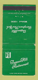 Matchbook Cover - Tappan Hill Restaurant Tarrytown NY WORN 30 Strike