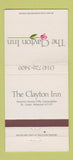 Matchbook Cover - The Clayton Inn St Louis MO 30 Strike