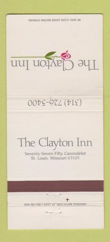 Matchbook Cover - The Clayton Inn St Louis MO 30 Strike