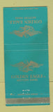 Matchbook Cover - Golden Eagle Motor Inns WORN 30 Strike