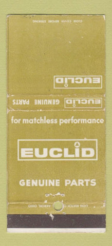 Matchbook Cover - Euclid Genuine Parts Tractors WEAR 30 Strike