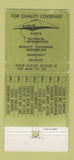 Matchbook Cover - Euclid Genuine Parts Tractors WEAR 30 Strike