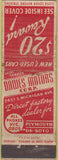 Matchbook Cover - Dawes Motors Plymouth Desoto Chicago? WORN