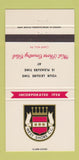 Matchbook Cover - West Shore Country Club Camp Hill PA 30 Strike