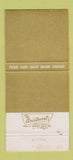 Matchbook Cover - Coral Ridge Yacht Club Fort Lauderdale FL 30 Strike