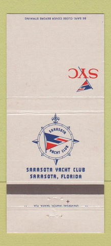 Matchbook Cover - Sarasota Yacht Club FL 30 Strike