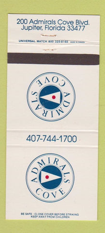 Matchbook Cover - Admirals Cove Jupiter FL 30 Strike