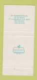 Matchbook Cover - Bahia Mar Resort Yachting Fort Lauderdale FL #1 30 Strike
