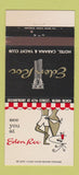 Matchbook Cover - Eden Roc Hotel Cabana Miami Beach FL 30 Strike