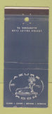 Matchbook Cover - Azure Room Allentown PA WEAR 30 Strike