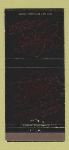 Matchbook Cover - Harley's Shorewood Clothes Milwaukee? WI 30 Strike