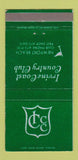 Matchbook Cover - Irvine Coast Country Club Newport Beach CA 30 Strike