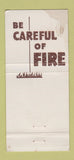 Matchbook Cover - Higby Club Big Moose NY Forest Fires WORN 30 Stick