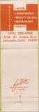 Matchbook Cover - Hillside Motel Lafayette CA