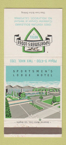 Matchbook Cover - Sportsmen's Lodge Hotel North Hollywood CA 30 Strike