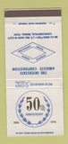 Matchbook Cover - Interstate Amiesite Corp Concordville PA 1974 30 Strike